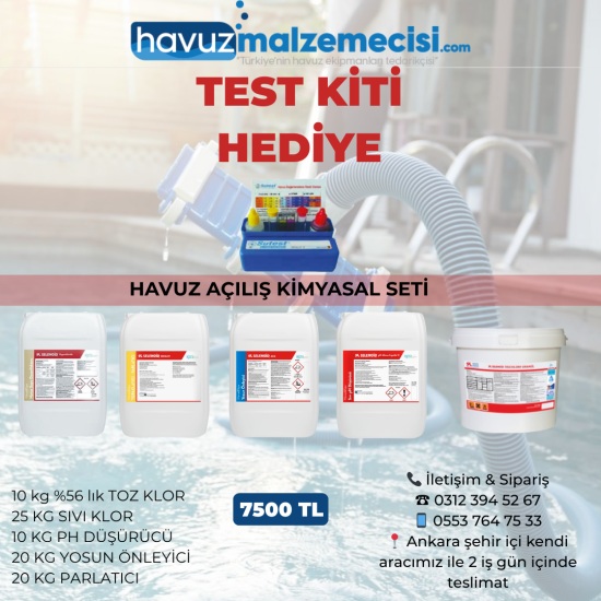 Havuz Sezon Açılış Kimyasal Seti – Komple Bakım Paketi