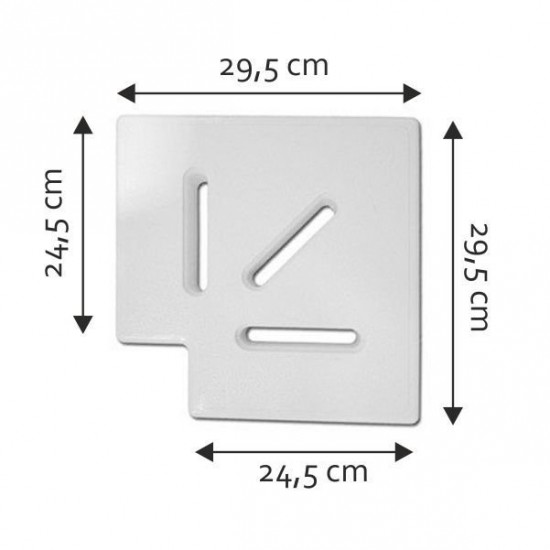 Havuz Izgara Köşe Parçası 15 cm 